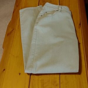 🌸Host Pick🌸Women's Twik Organic Cotton Pastel Green Straight Leg Jeans
